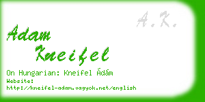 adam kneifel business card